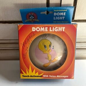 Vintage with box Looney Tunes Warner Bros. Touch Night Light Tweety Bird Sounds